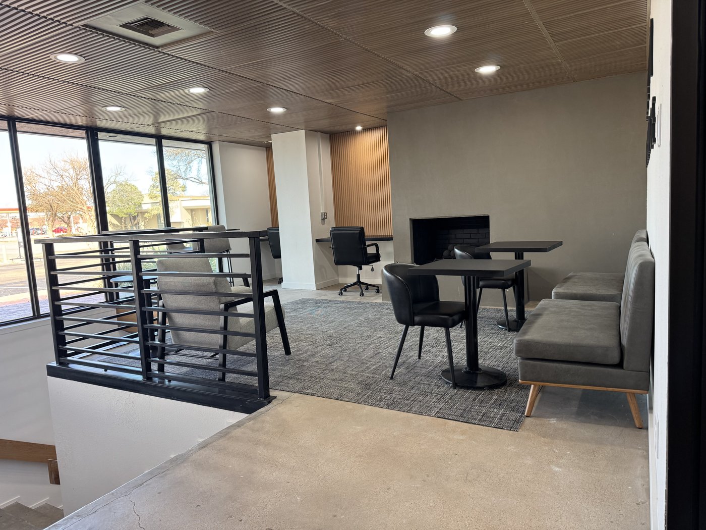 Coworking space lounge