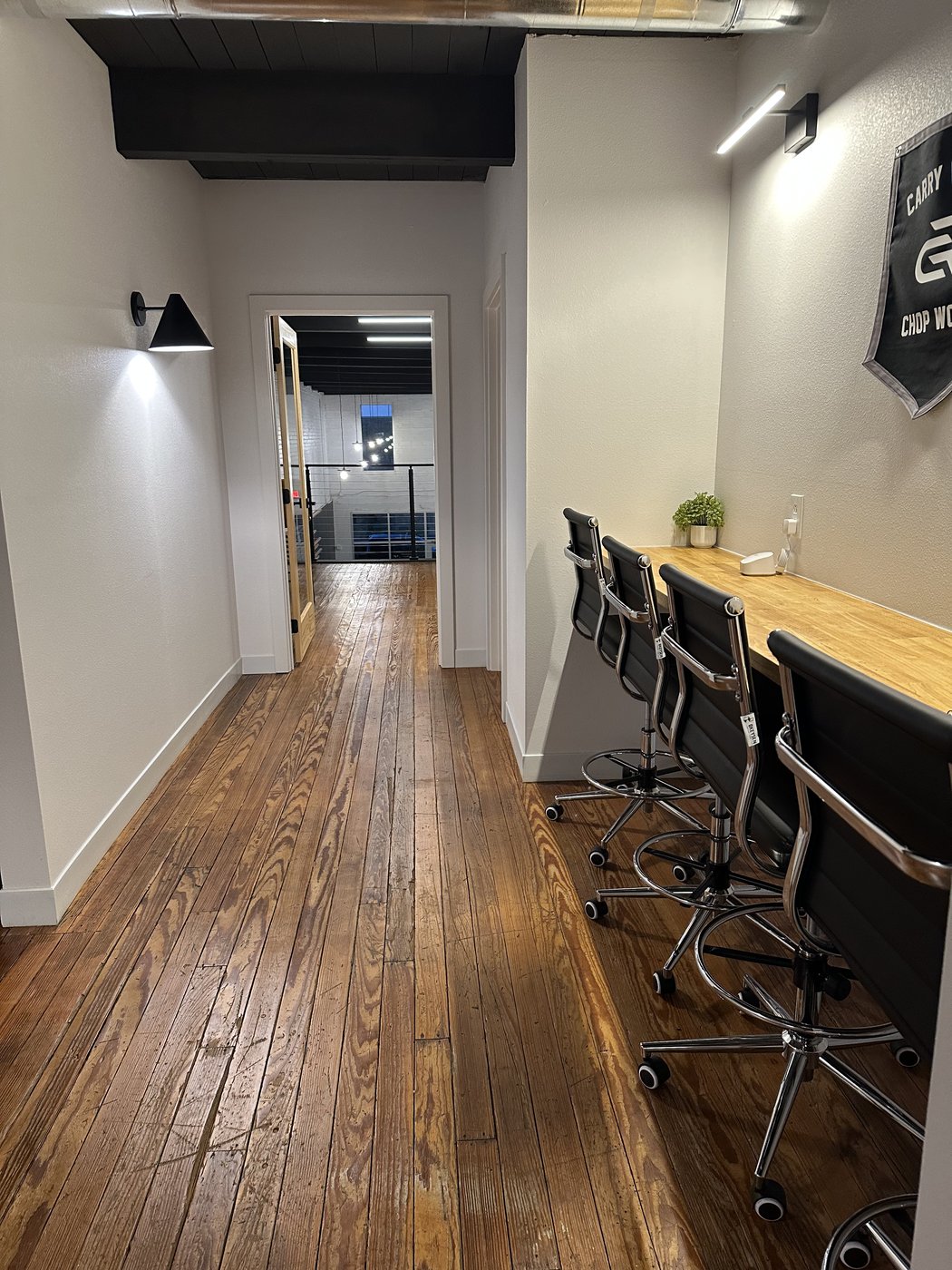 Real estate office interior