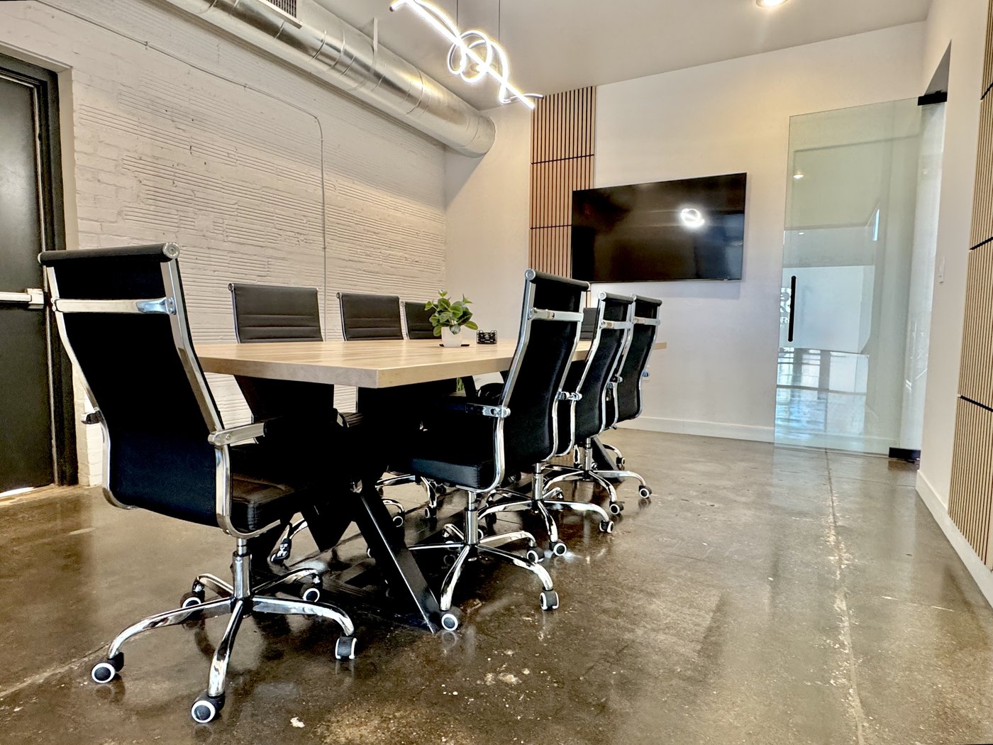 Client conference room — commercial cleaning in Lubbock, TX