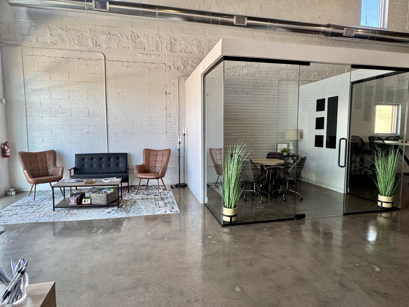 Client lounge — commercial cleaning in Lubbock, TX