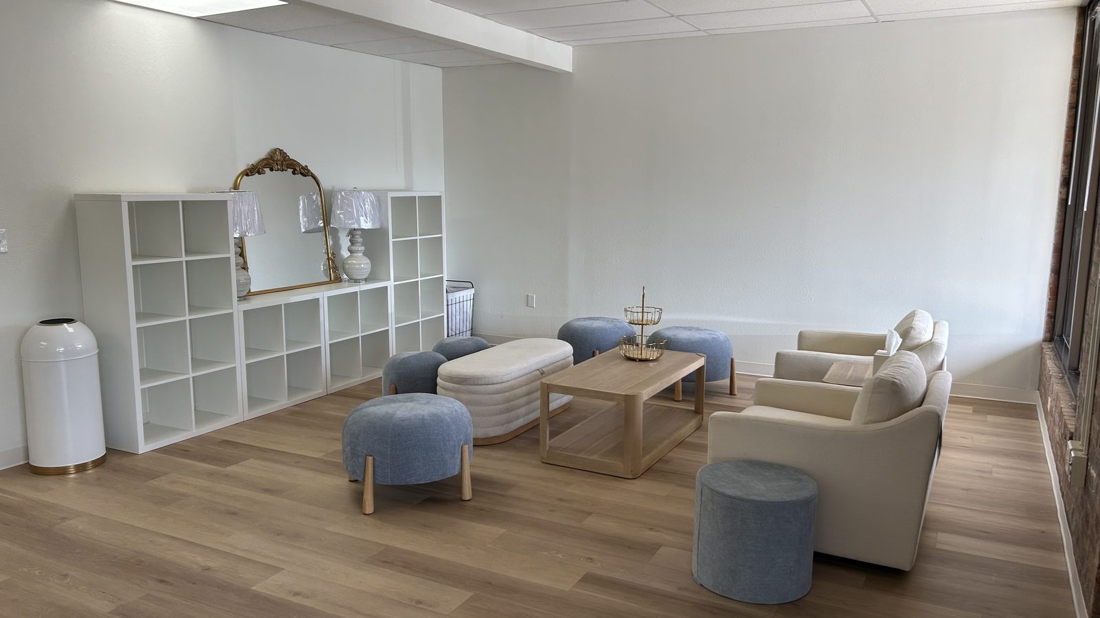 Client lounge and seating area — commercial cleaning in Lubbock, TX