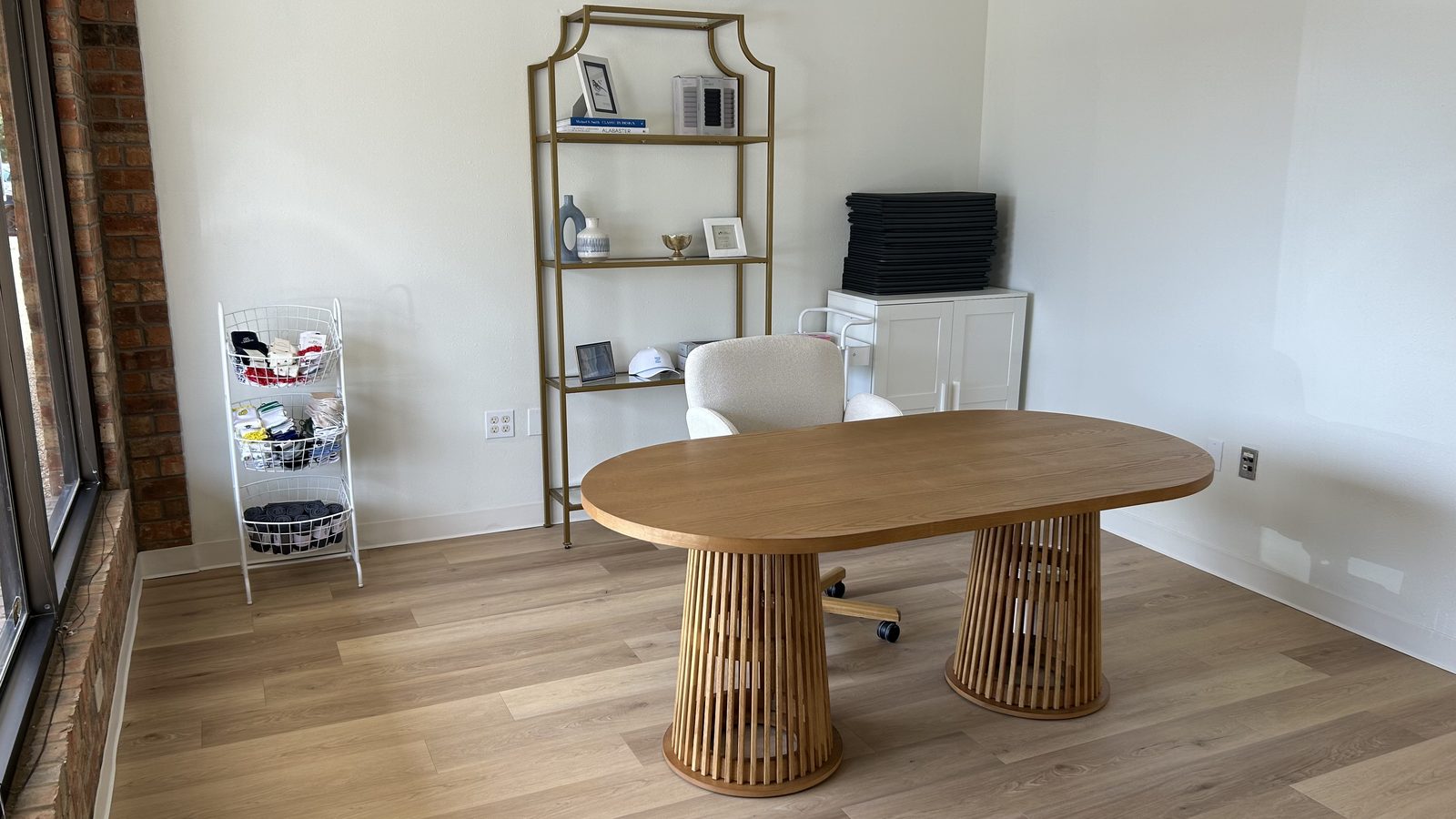 Client office with meeting table — commercial cleaning in Lubbock, TX