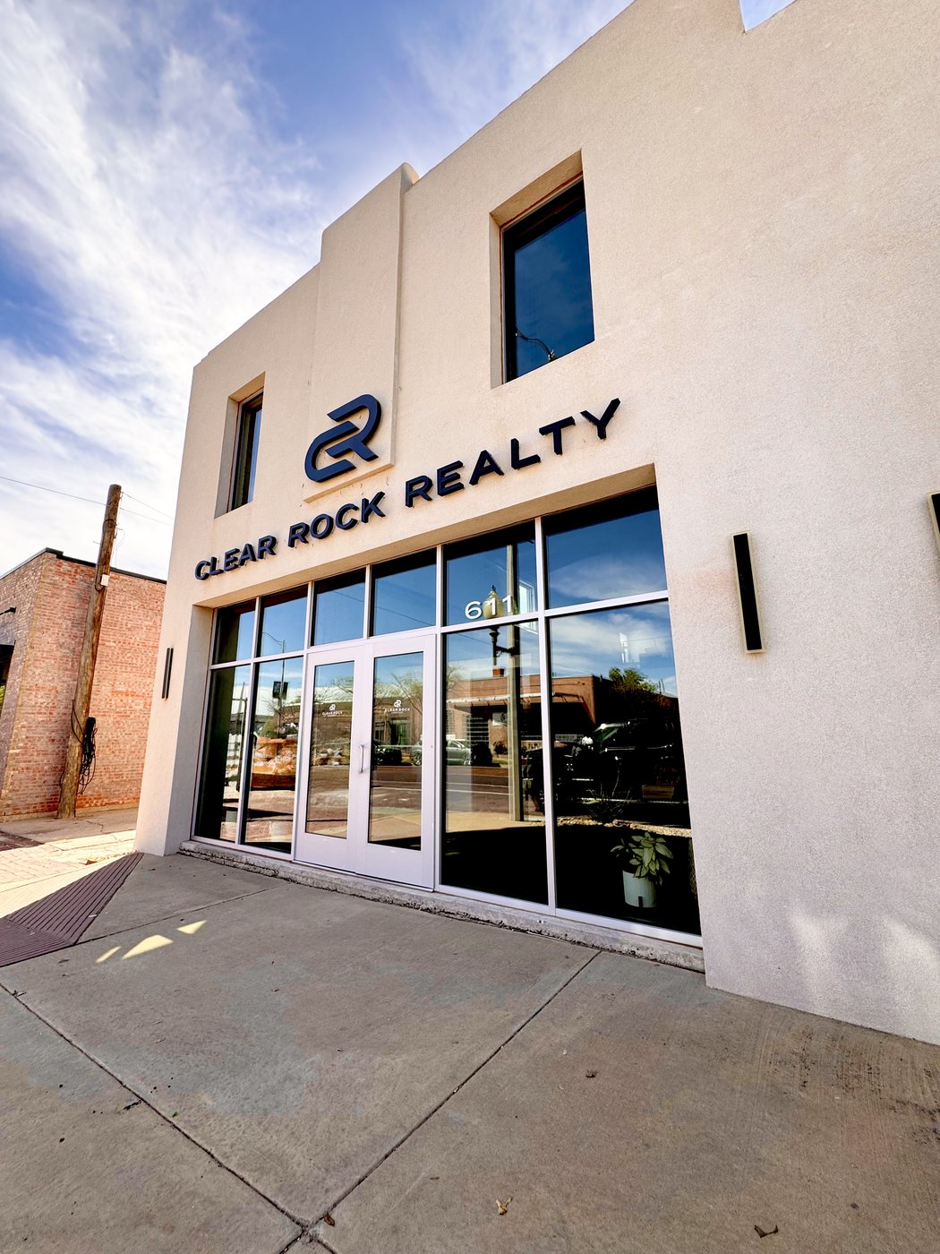 Real estate office exterior