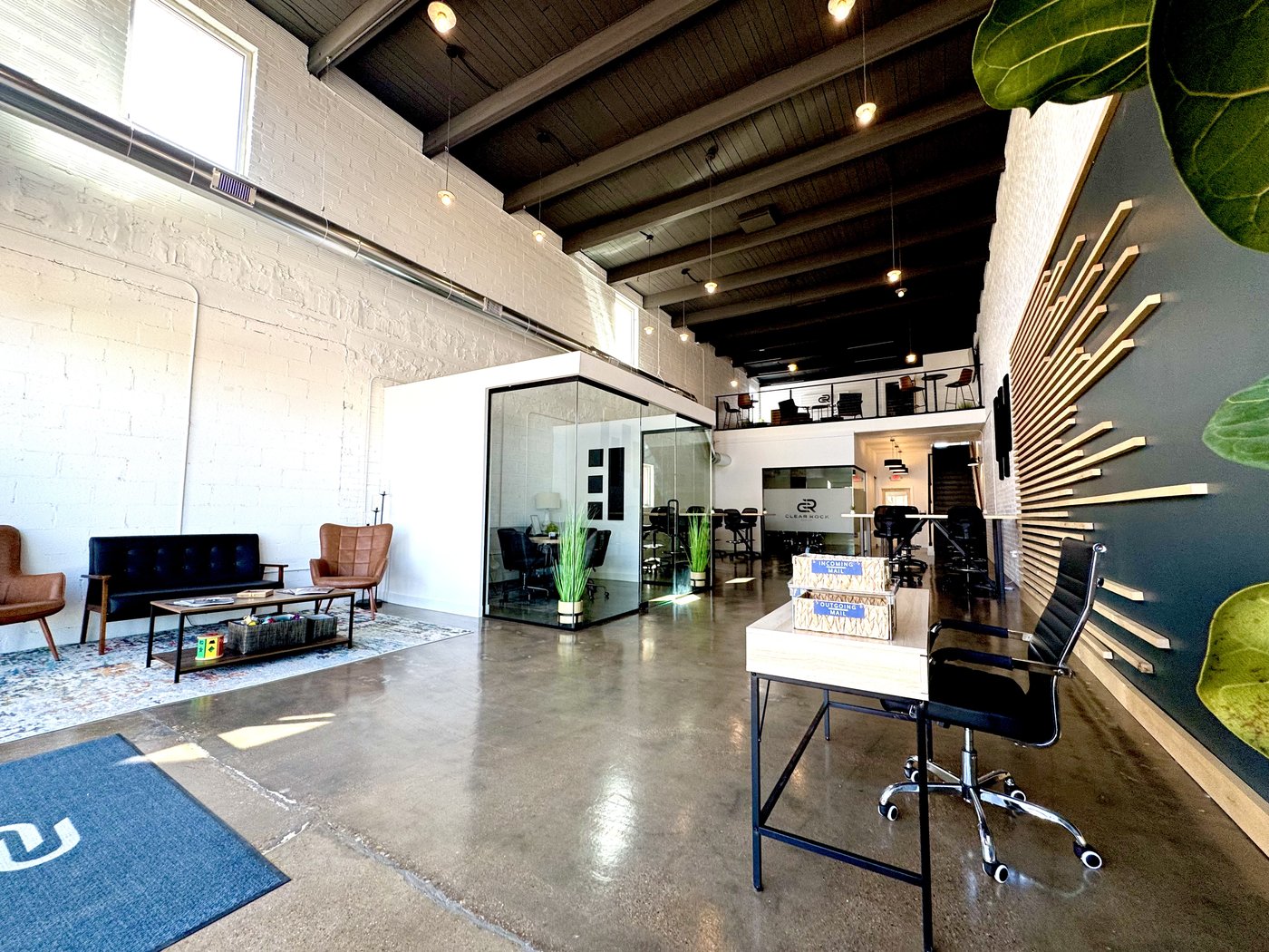 Real estate office interior